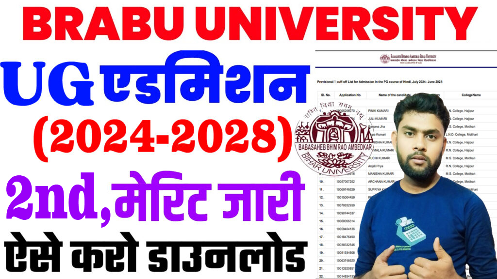Ug Bhimrao Ambedkar University First Merit List Download Kaise Karen