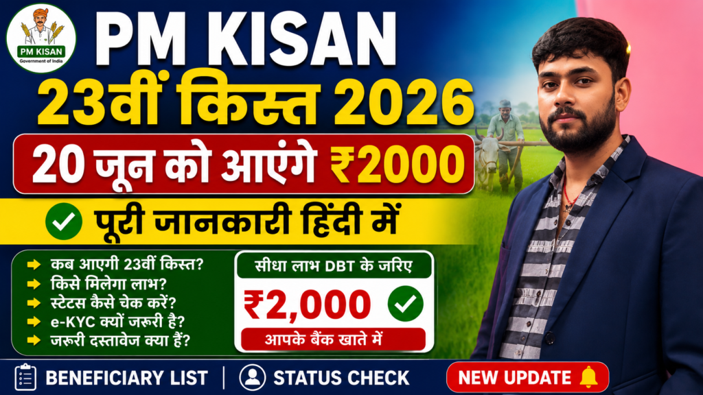 PM Kisan 23वीं किस्त 2026 PM Kisan 23वीं किस्त 2026