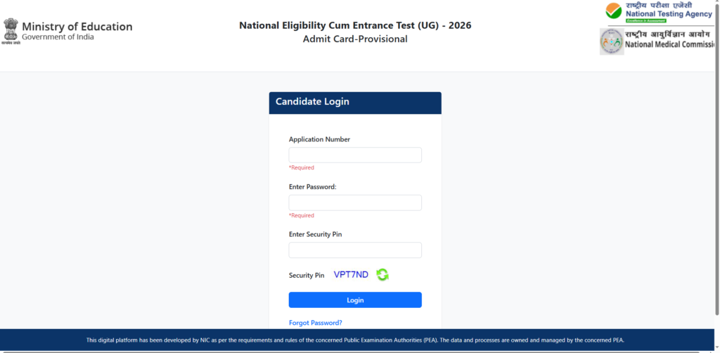 NTA NEET UG Re-Exam Admit Card 2026 image 21