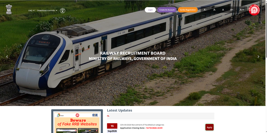 RRB Section Controller Admit Card 2026 image 13